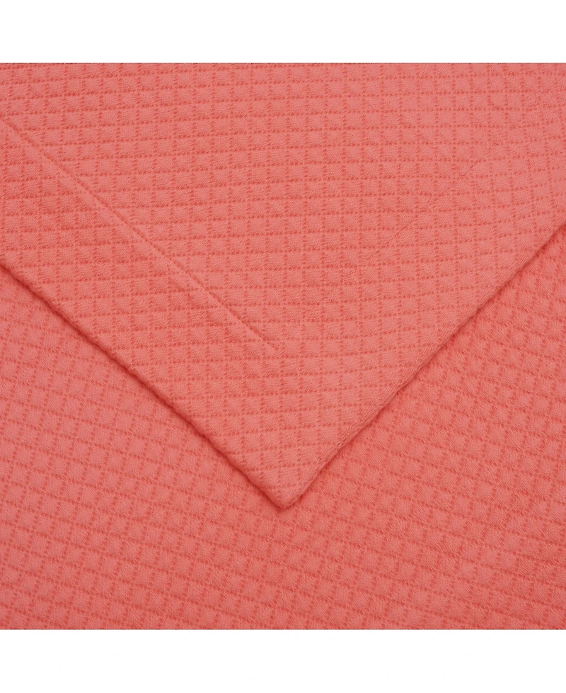 Superior 100% Cotton Diamond Solitaire All-Season 3-Piece Coverlet Set