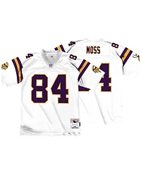 Men's Mitchell & Ness Randy Moss White Minnesota Vikings Legacy Replica Jersey
