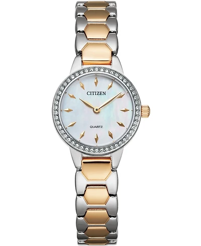 Citizen Women's Quartz Two-Tone Stainless Steel Bracelet Watch 24mm