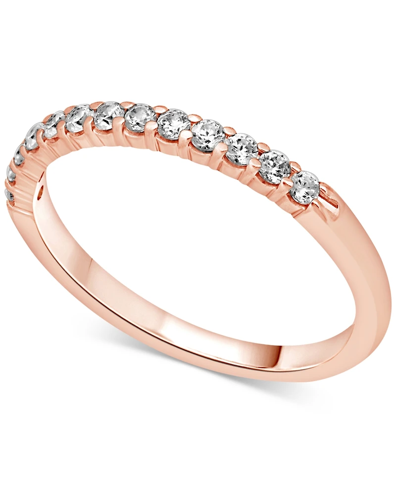 Diamond Band (1/4 ct. t.w.) 14k White, Yellow, or Rose Gold