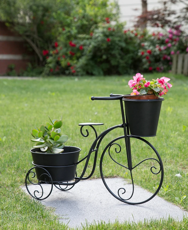 Glitzhome Metal Bicycle Planter