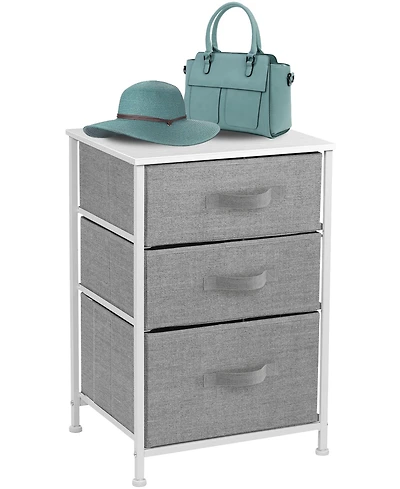 Sorbus Nightstand with 3 Drawers