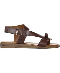Franco Sarto Women's Glenni Hidden Adjustable Strap Flat Sandals
