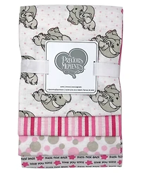 Precious Moments Baby Boys and Girls 4-Piece Receiving Blankets