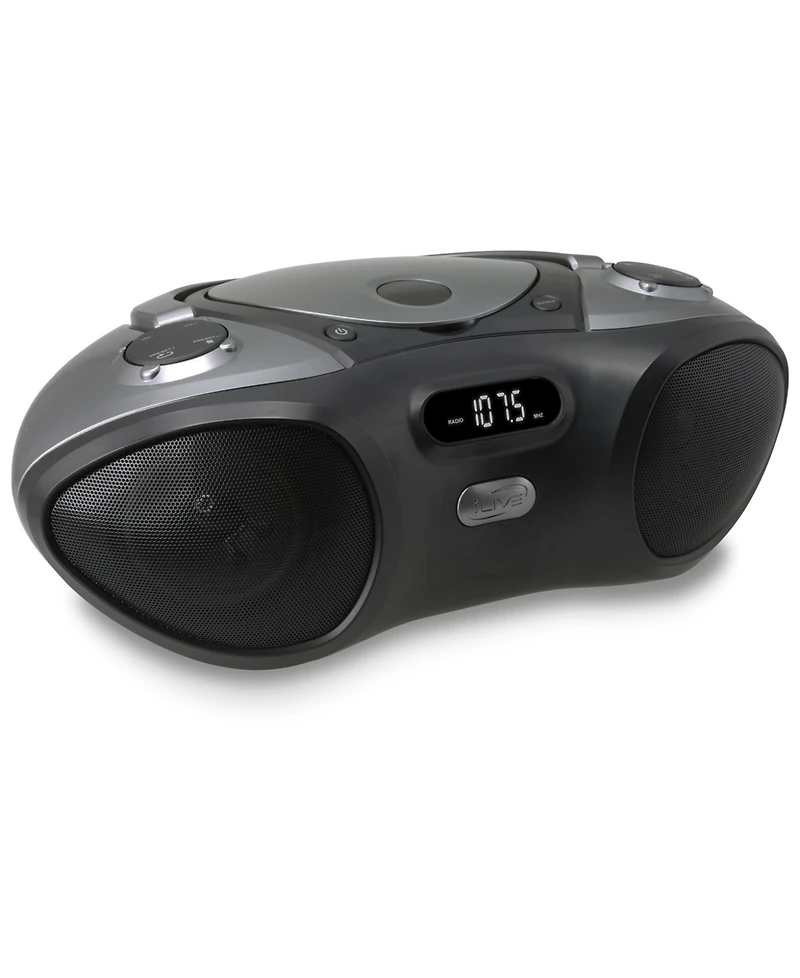 iLive Portable Bluetooth Boombox with Fm Radio, IBC233B