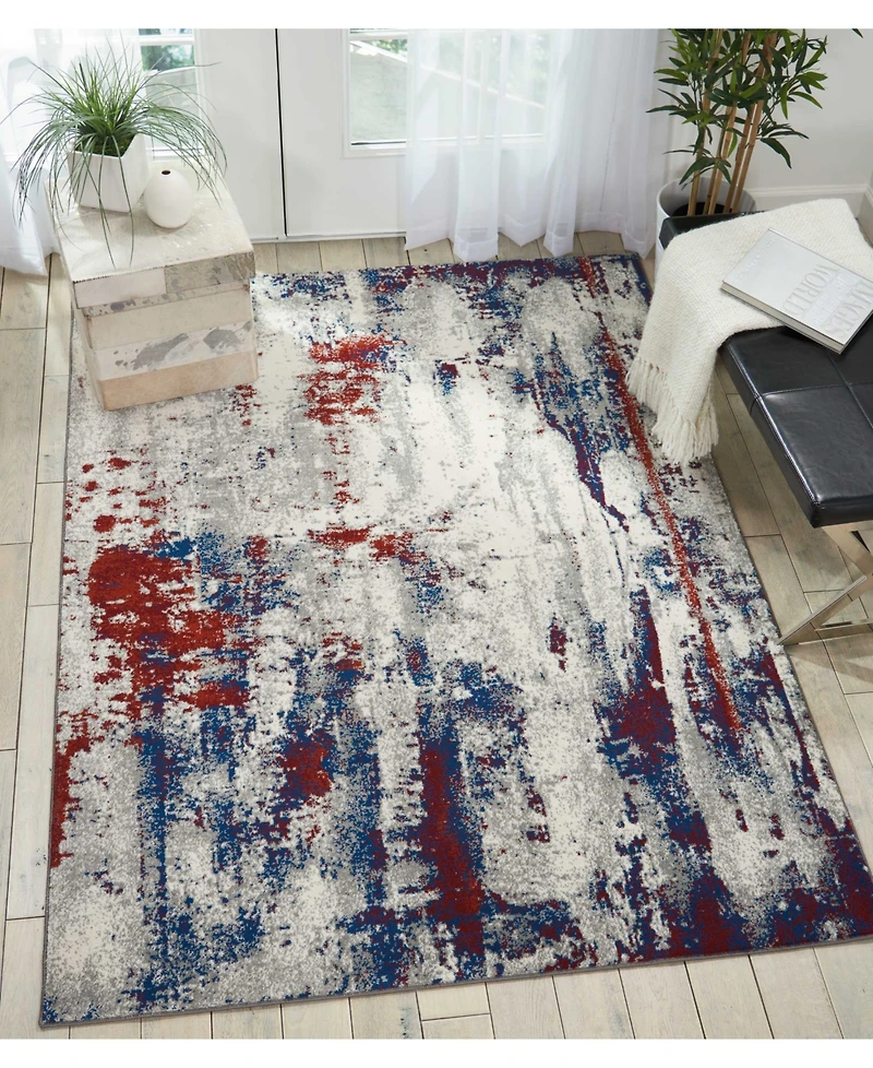 Long Street Looms Samuel SAM15 Multi 7'10" x 10'6" Area Rug