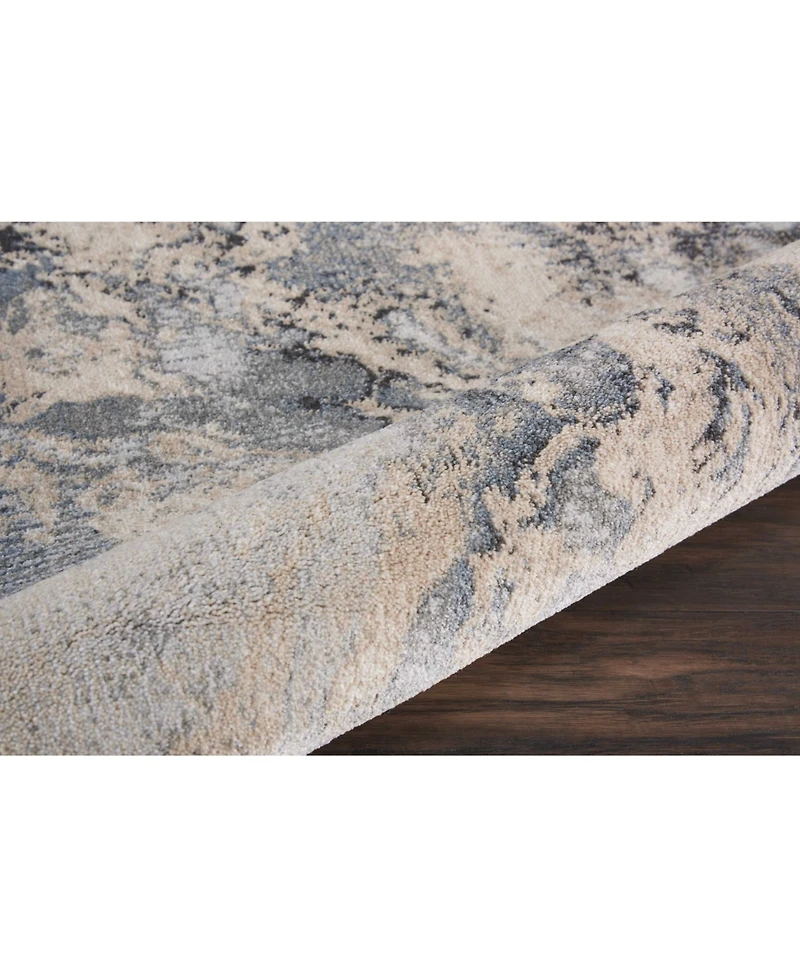 Long Street Looms Samuel SAM08 Gray 3'10" Round Area Rug