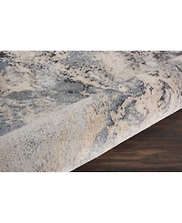 Long Street Looms Samuel SAM08 Gray 3'10" Round Area Rug