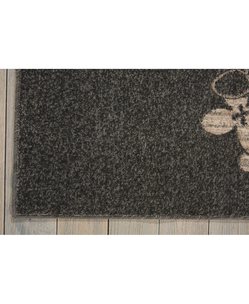Long Street Looms Samuel SAM02 Charcoal 9'3" x 12'9" Area Rug
