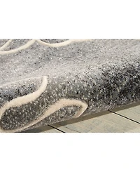 Long Street Looms Samuel SAM04 Gray 2'2" x 7'6" Runner Rug