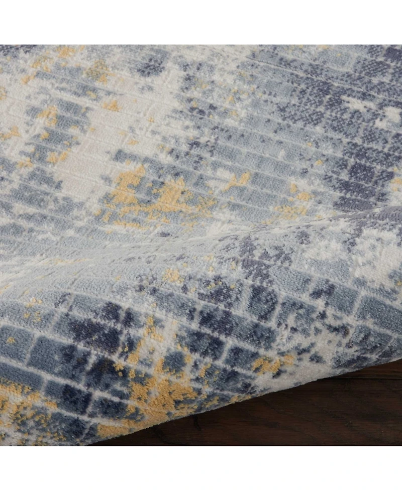 Long Street Looms City Style CIS05 Ivory, Mist 4' x 6' Area Rug