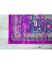 Long Street Looms Zeal ZEA03 Fuchsia 9' x 12' Area Rug