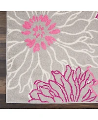 Long Street Looms Zeal ZEA17 Gray 9' x 12' Area Rug