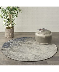 Long Street Looms Zeal ZEA10 5'3" Round Area Rug