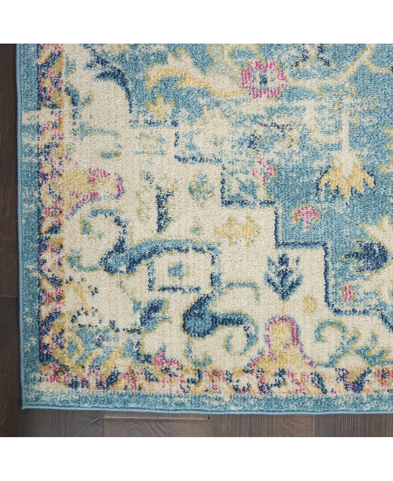 Long Street Looms Zeal ZEA25 Ivory 5'3" x 7'3" Area Rug