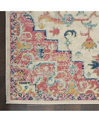Long Street Looms Zeal ZEA25 Ivory 5'3" x 7'3" Area Rug