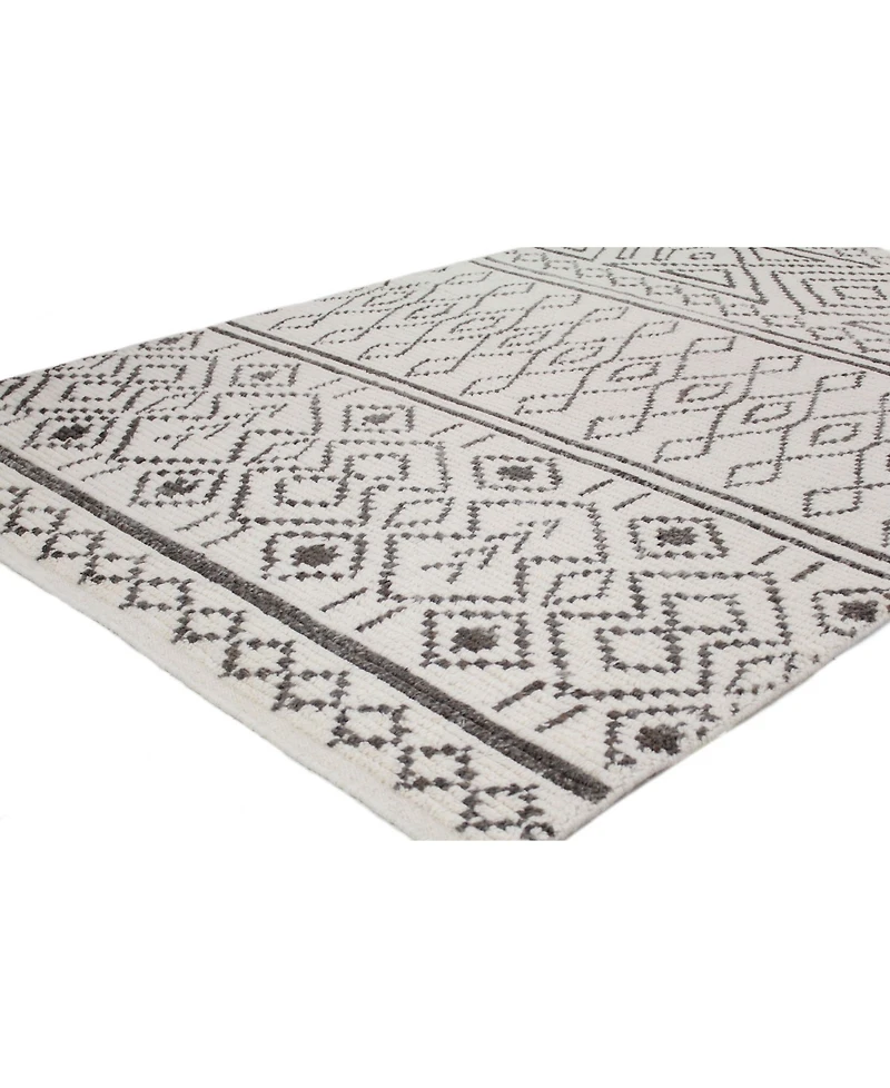 Closeout! Bashian Natural Wool M133 Ivory 3'6" x 5'6" Area Rug