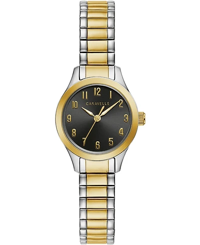 Caravelle Women's Two-Tone Stainless Steel Expansion Bracelet Watch 24mm