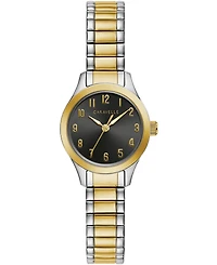 Caravelle Women's Two-Tone Stainless Steel Expansion Bracelet Watch 24mm