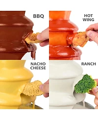 Nostalgia CLCF4AQ Classic Retro 4-Tier 2-Pound Chocolate Fondue Fountain