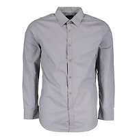 Galaxy By Harvic Mens Long Sleeve Solid Slim Fit Dress Shirts