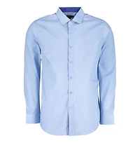 Galaxy By Harvic Mens Long Sleeve Solid Slim Fit Dress Shirts