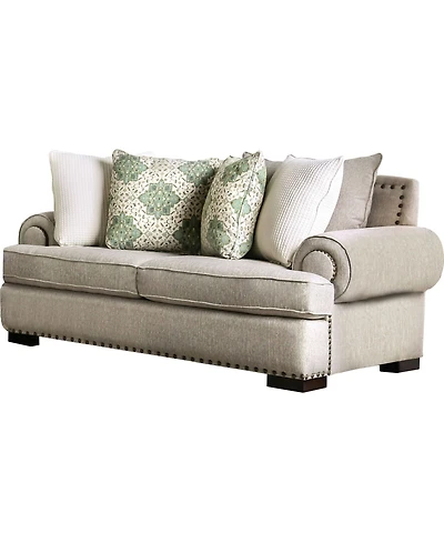 Furniture of America Sprell Upholstered Love Seat