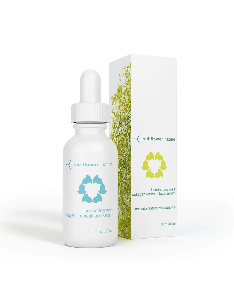 Red Flower Illuminating Rose Collagen Renewal Face Serum, 1.01 oz.