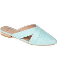 Journee Collection Women's Giada Pointed Toe Slip On Mules