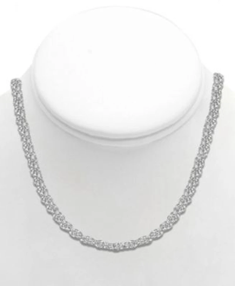 Now This Rope Link Chains In Gold Or Silver Plate In 18 Or 24