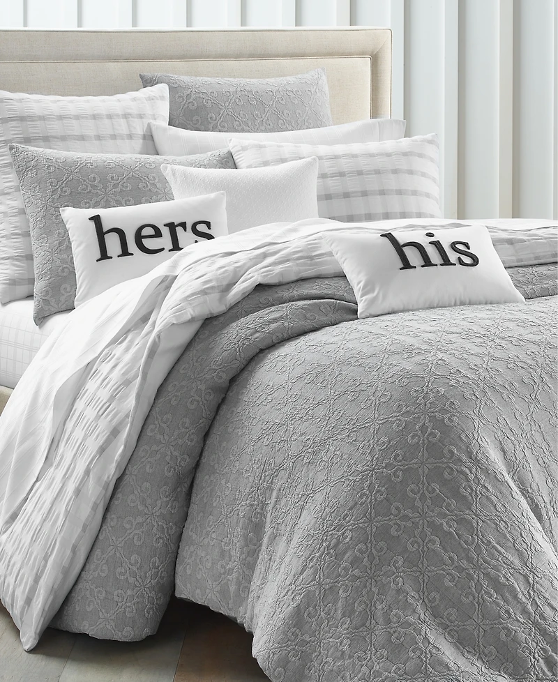 Last Act! Charter Club Woven Tile 2-Pc. Comforter Set, Twin, Exclusively at Macy's