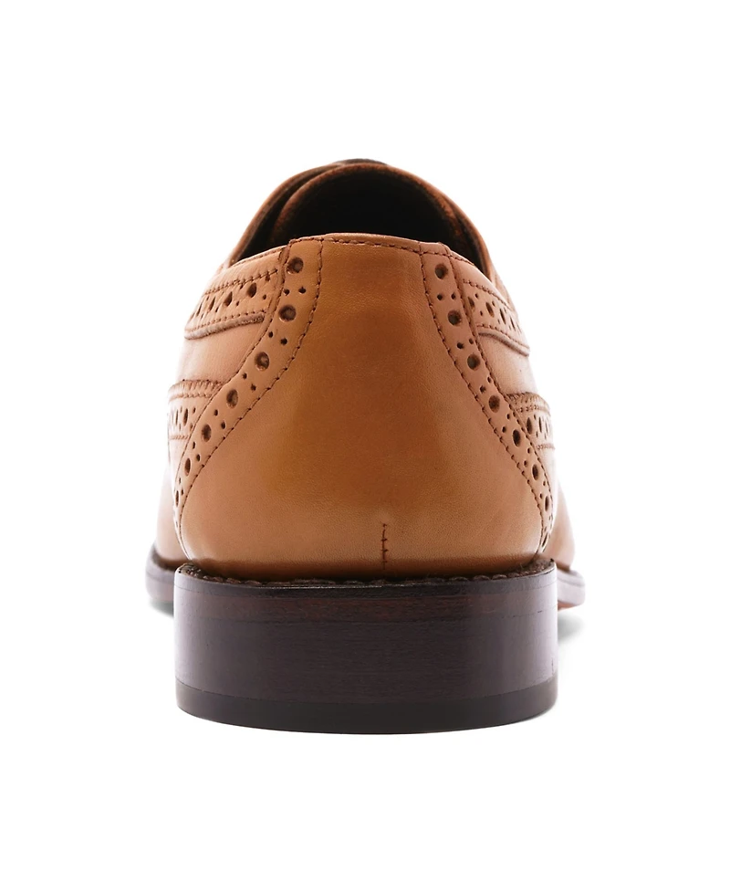 Anthony Veer Men's Regan Wingtip Leather Lace-Up Dress Shoes