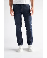Devil-Dog Dungarees Men's Slim Straight Fit Performance Stretch Denim Jeans, Lincoln Wash