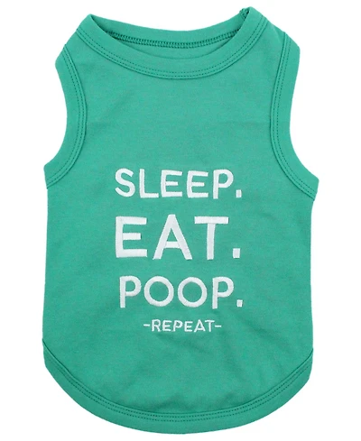 Parisian Pet Sleep Eat Poop Dog T-Shirt