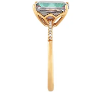 Mystic Topaz (4 ct. t.w.) & Diamond (1/20 ct. t.w.) Ring in 14k Gold
