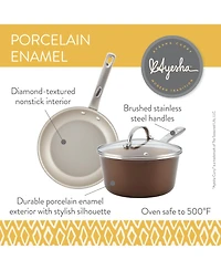 Ayesha Curry Home Collection 2-Pc. Porcelain Enamel Non-Stick Skillet Set