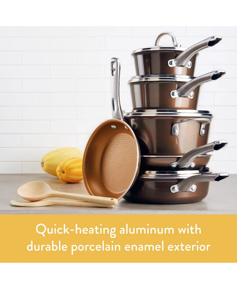 Ayesha Curry Home Collection 12" Covered Deep Skillet