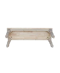 International Concepts Farmhouse Bench