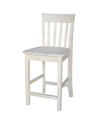 International Concepts Slatback Counter Height Stool