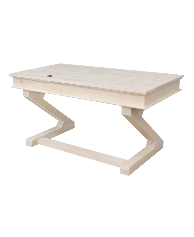 International Concepts Executive Desk with Zosiac Base
