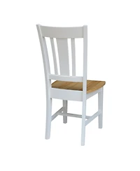 International Concepts San Remo Splatback Chair, Set of 2