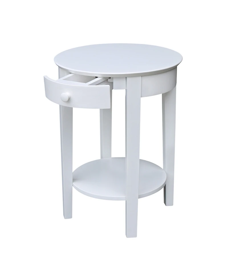 International Concepts Phillips Accent Table with Drawer