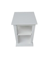 International Concepts Hampton Accent Table with Shelves
