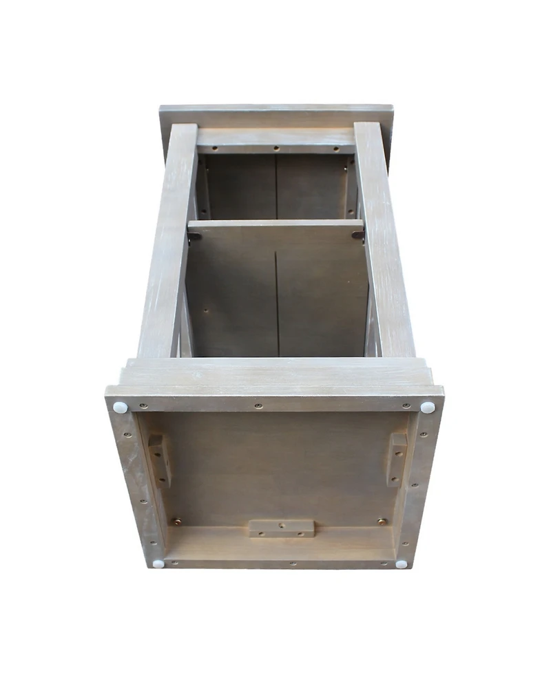 International Concepts Hampton Accent Table with Shelves