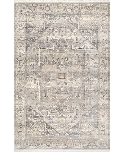 nuLoom Mystic Ehtel Medallion Fringe 8' x 10' Area Rug