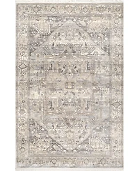 nuLoom Mystic Ehtel Medallion Fringe 8' x 10' Area Rug