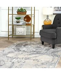 nuLoom Cyme Vintage-Inspired Natalya Gray 5' x 8' Area Rug