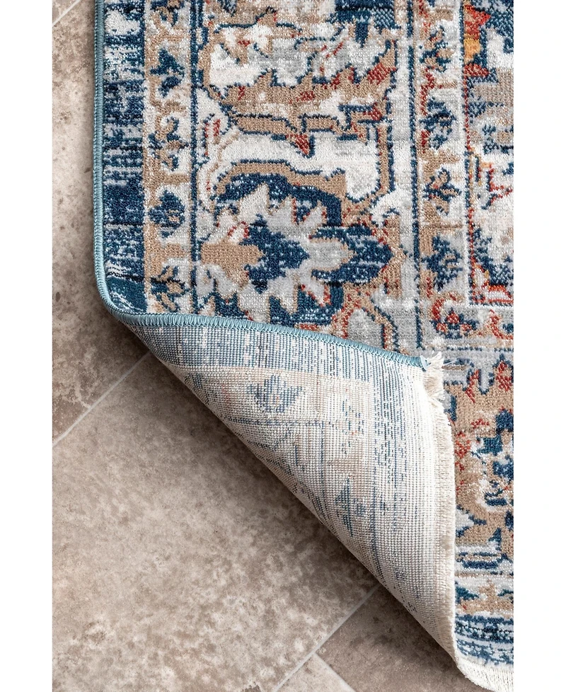 nuLoom Selina Kara Vintage-Inspired Gray 5'3" x 7'3" Area Rug