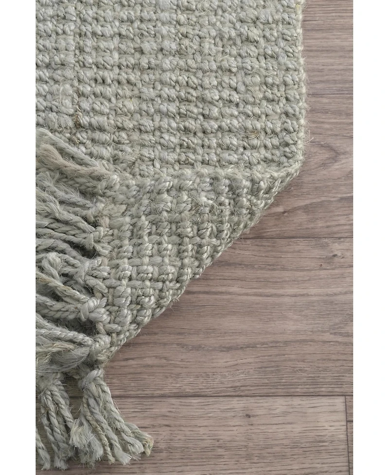 nuLoom Natura Collection Chunky Loop 5' x 7'6" Area Rug