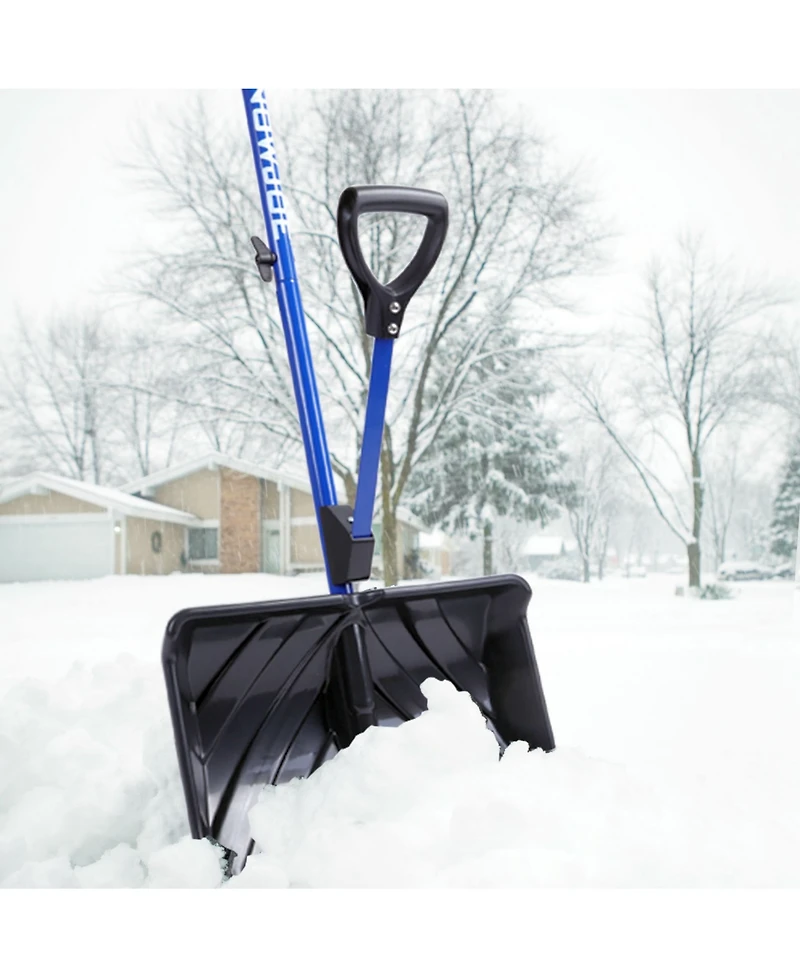Snow Joe Shovelution Snow Shovel Strain Reducing with Assisted Handle, Sj-SHLV01